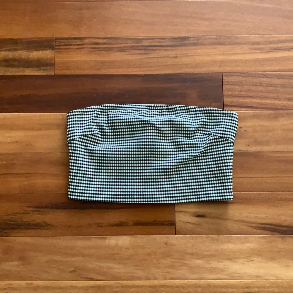 Gingham crop top